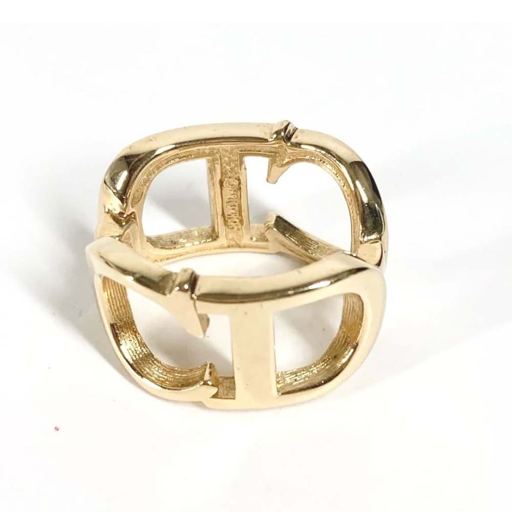Rare Vintage Dior CD Ring / Scarf Ring - Picture 4 of 7